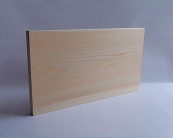 2 sizes | Handmade Shimanto Hinoki Cutting Board | Japanese Cypress, Single Slab