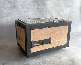 Japanese Hibachi Charcoal Konro Grill for 2-4 person | Traditional Barbeque Grill