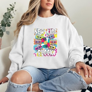 New Kids On The Block Sweatshirt, NKOTB Vintage Sweat, Classic Rock Concert Sweat, NKOTB 2024 Concert Sweat, NKOTB Group Concert Sweat