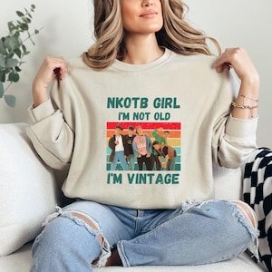 New Kids On The Block Sweatshirt, NKOTB Vintage Sweat, Classic Rock Concert Sweat, NKOTB 2024 Concert Sweat, NKOTB Group Concert Sweat