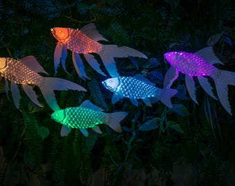 5-Pack Paper Koi Lantern: DIY fish lamp kit