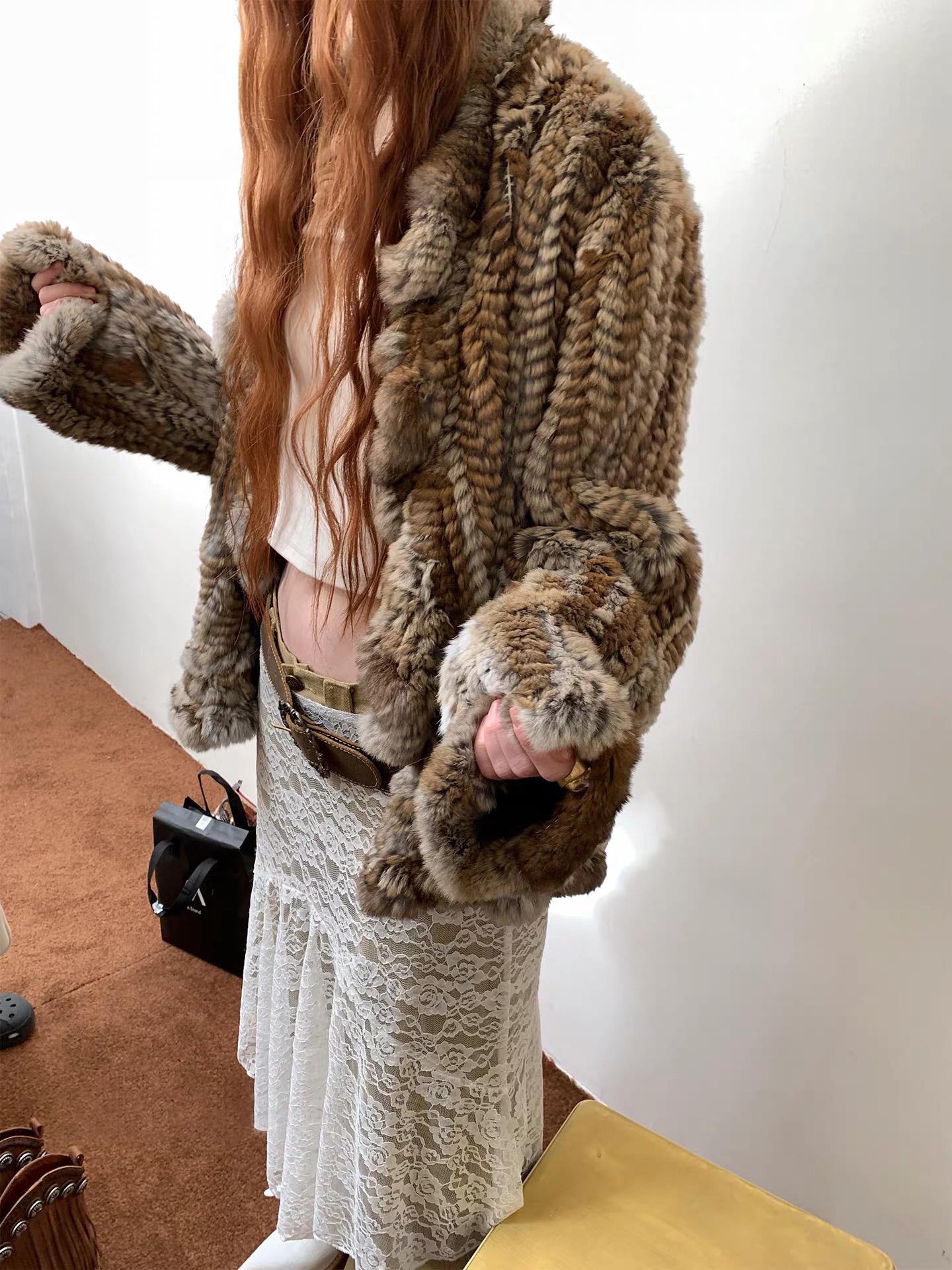 Rabbit Fur Cardigan - Etsy