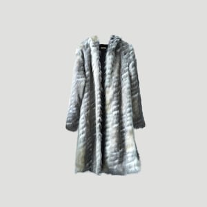 Unisex Bobcat Pattern Faux Fur Coat METEOR Burning Man Festival Fashion