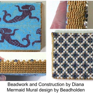 2 Bead Patterns for the Price of 1 Mermaid Mural Cuff Bracelet Loom or 4 Drop Odd Bead Pattern image 10