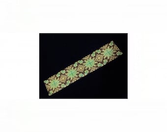 2 Colorway Loom Bead Patterns for the Price of 1 - Lacy Teal and Turquoise Bracelets