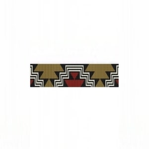 Aztec Steps Cuff Bracelet Loom or 1 Drop Even Peyote Bead Pattern image 6