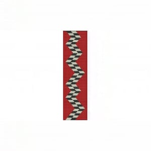 Abstract 2 Cuff Bracelet - Loom or 4 Drop Even Peyote Bead Pattern