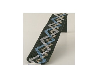 2 Bead Patterns for the Price of 1 - Celtic Pewter Cuff Bracelets - 2 Colorways Loom or 5 Drop Even Peyote