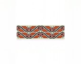 2 Bead Patterns for the Price of 1 - NA Butterflies #1 Cuff and Thin Bracelets - Loom or 8 Drop Odd Peyote