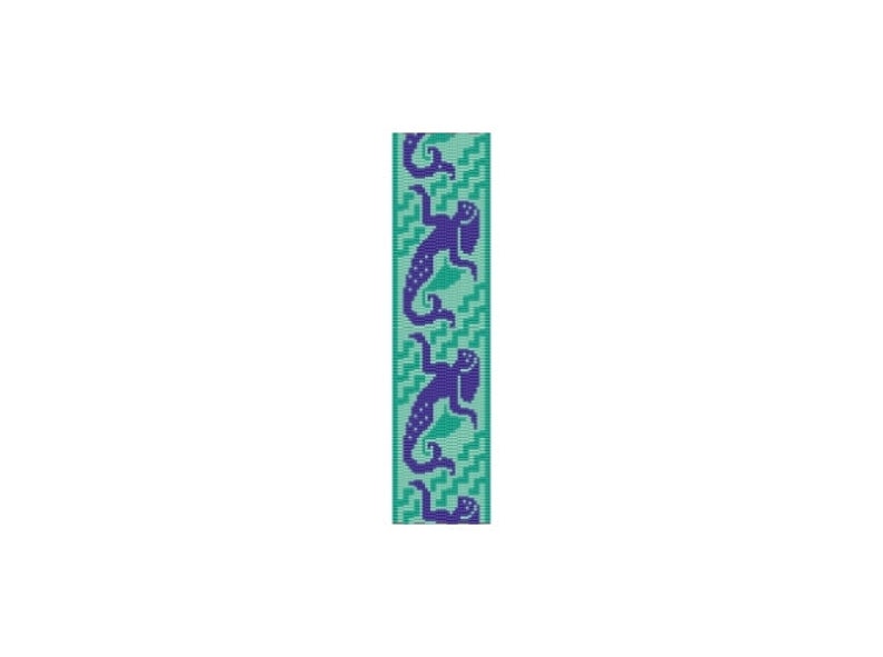 2 Bead Patterns for the Price of 1 Mermaid Mural Cuff Bracelet Loom or 4 Drop Odd Bead Pattern image 7