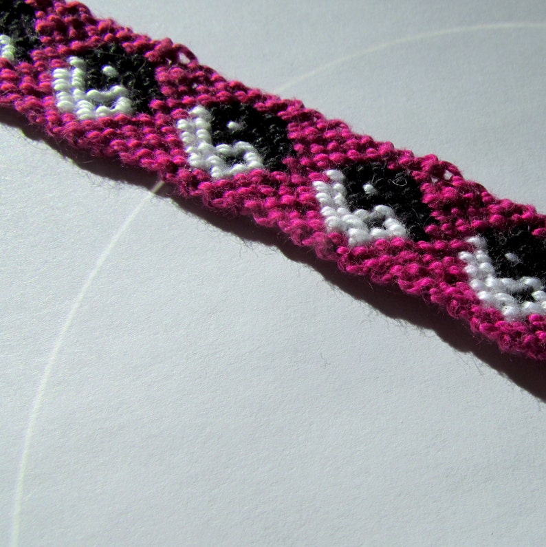 Friendship BraceletPink YinYang Etsy