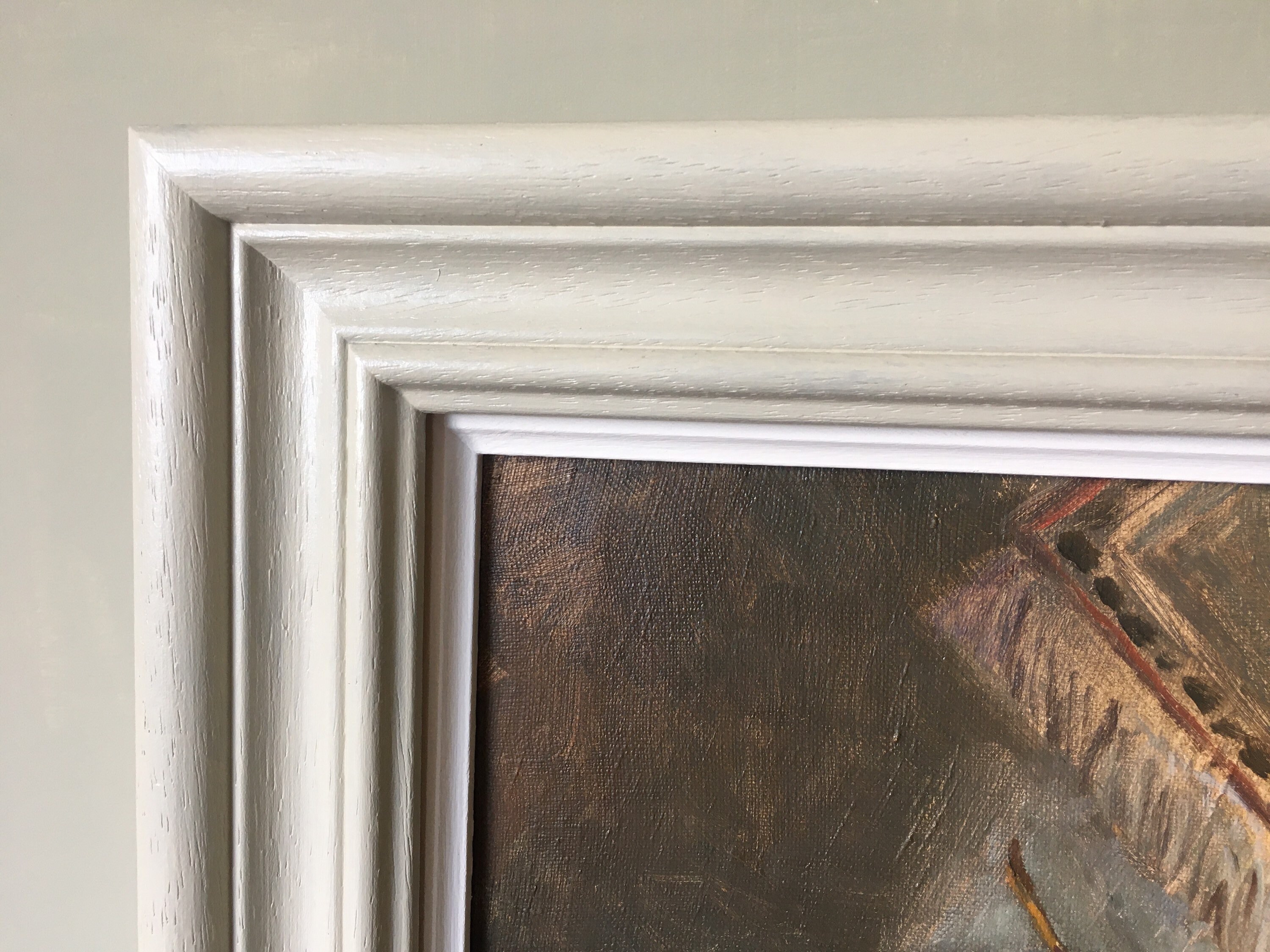 Bespoke Hand Painted Wooden Picture Frame for Oil Paintings Etsy UK