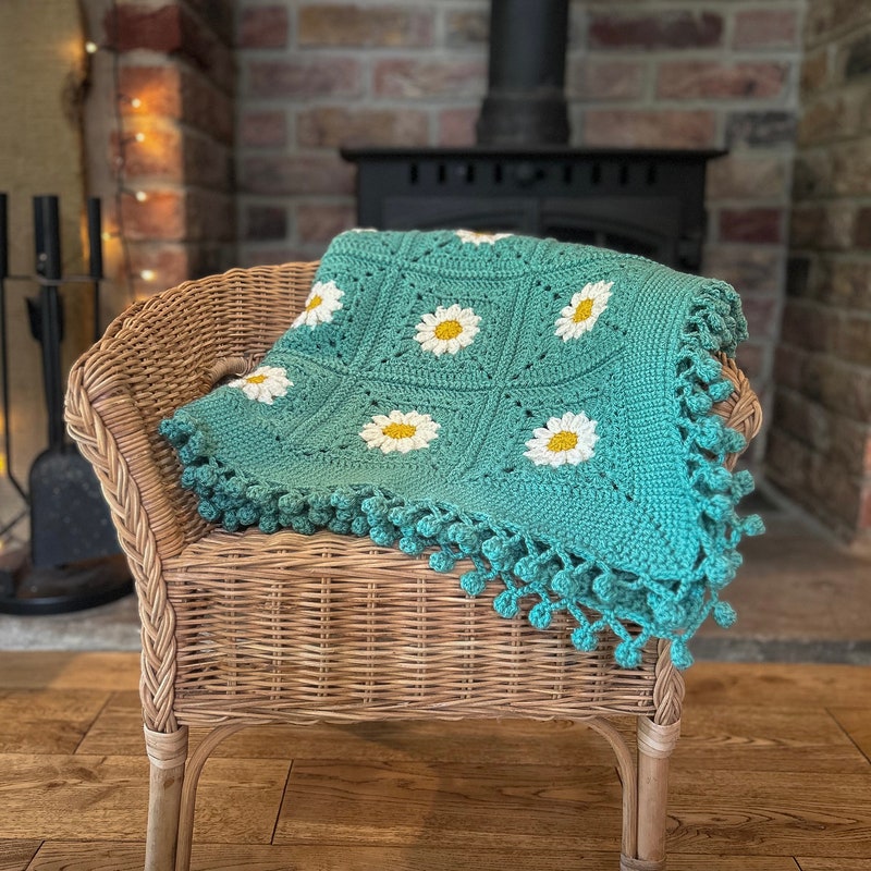 Vegan Print Pattern Hooded Blanket