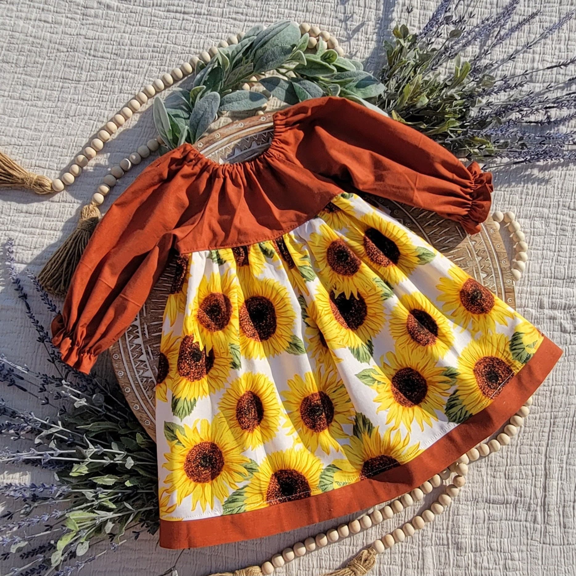Sunflower Fall Dress - Etsy