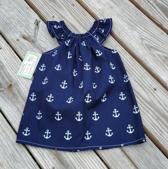 navy blue anchor dress Nautical Navy Blue Stripes and White Anchor Dress summer dress woman 2024  women dress womens clothing