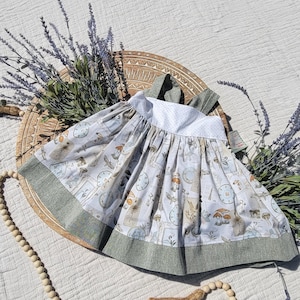 Adorable Mushroom Dress For Little Girls,  Featuring An Adjustable Fit For Growing Girls,