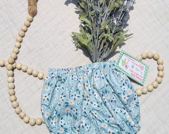 Girls Floral Diaper Cover, Baby Bloomers