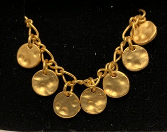 Vintage Avon 2000 Golden Dangles Necklace in Box