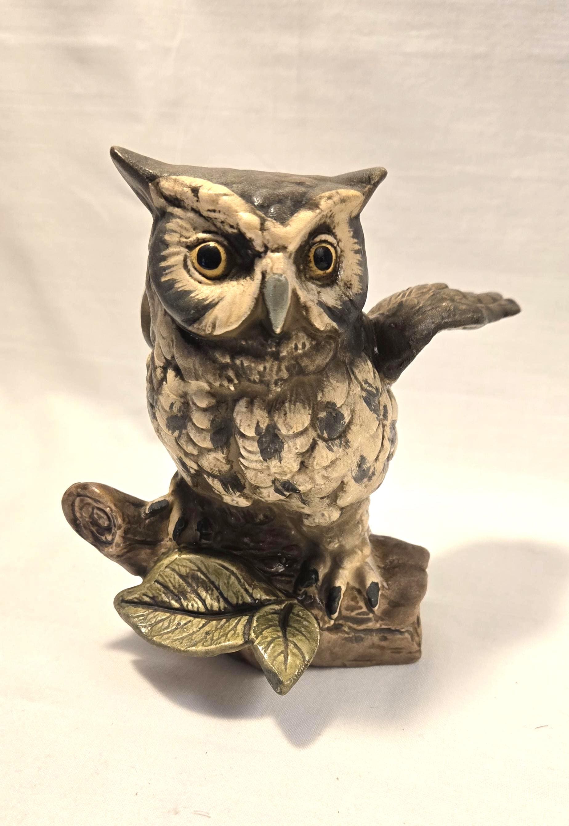 Norleans Ceramic Owl ~ Made in Japan ~ Vintage Figurine