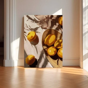 Zitronen im Sonnenlicht Öl Gemälde von Abide | Fine Art Druck
