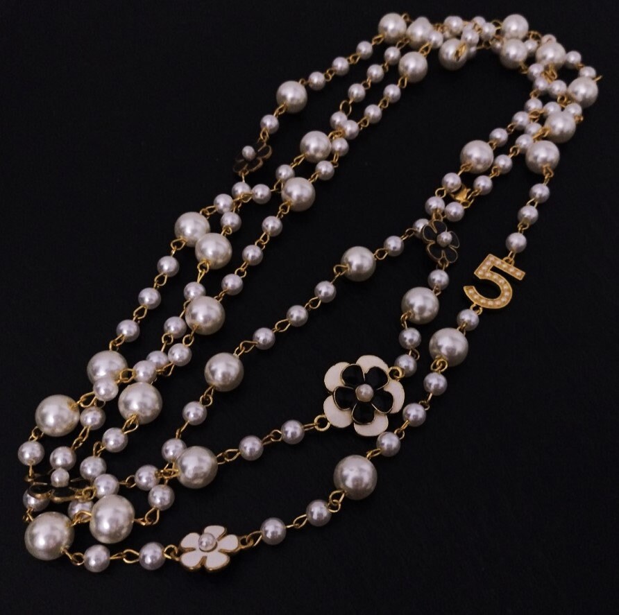 Chanel pearl necklace replica outlet