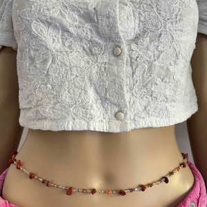 Baya pearl waist chain