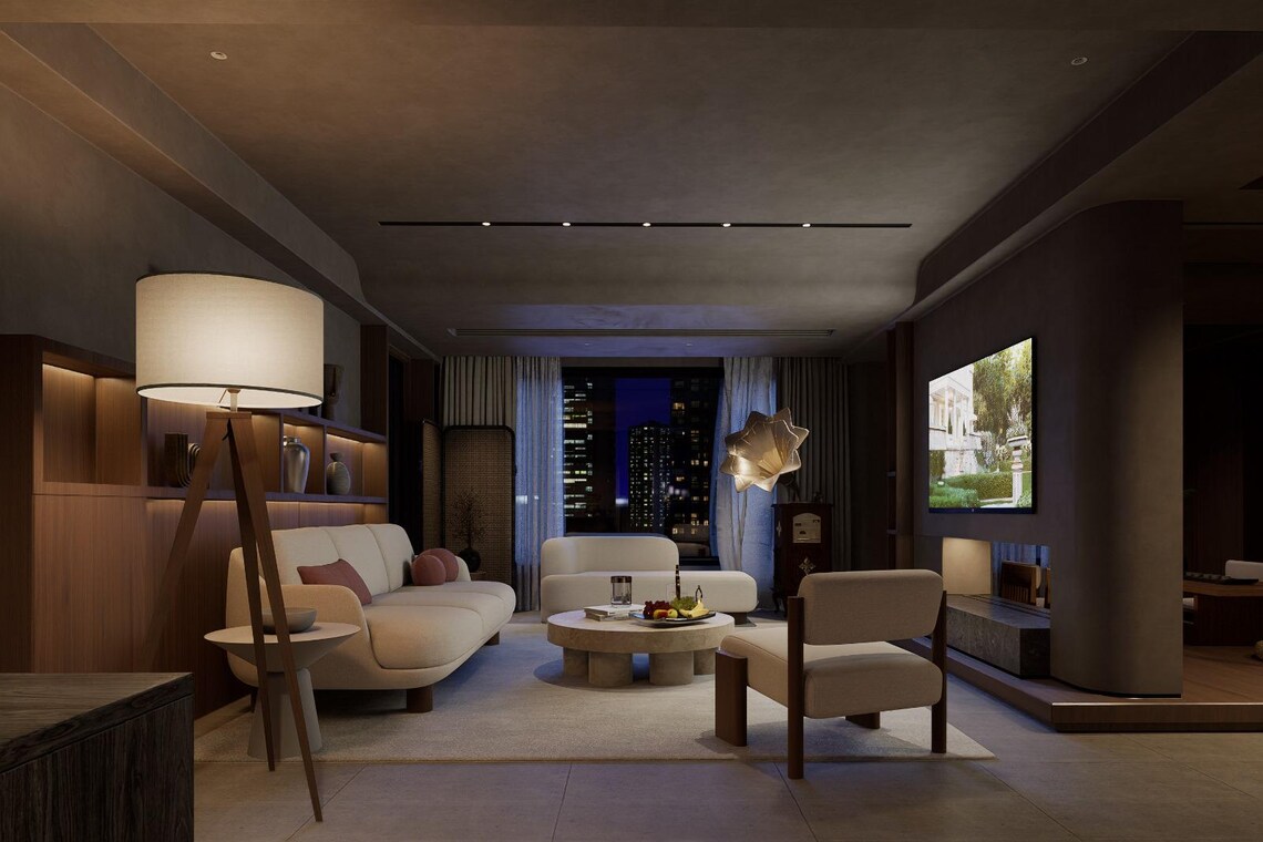 Digital Interior Remodel - Living Room Redesign Through 3D Renders ...