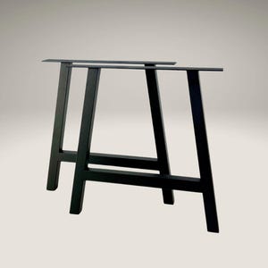 Industrial Metal Dining Table Legs -A-STYLE | Sturdy Table Legs for Modern Home Decor | Customizable Furniture Legs for Dining Table or Desk