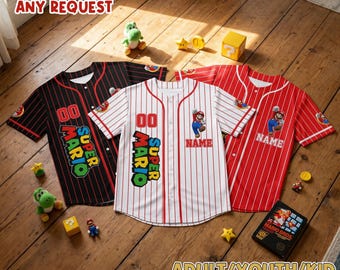 Camiseta de béisbol personalizada con nombre y número para adultos, jóvenes y niños, regalo de cumpleaños para el equipo