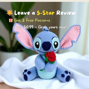 Amigurumi Stitch Doll Crochet Pattern: Beginner-Friendly Plush Toy (PDF Pattern)