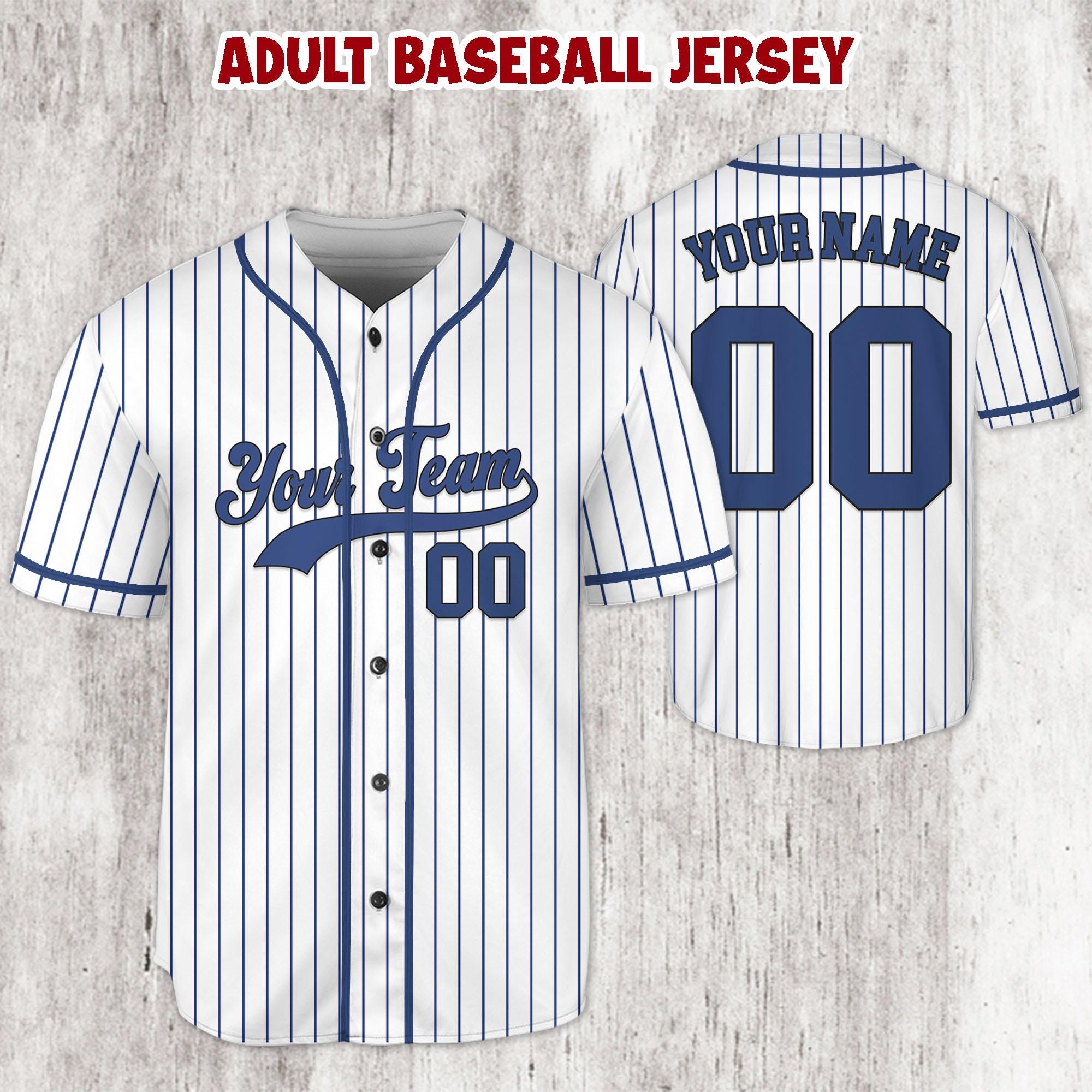 Discover Custom Baseball Jersey Shirt, Personalized Team Name Number Jersey, Kids Youth Adult Gift