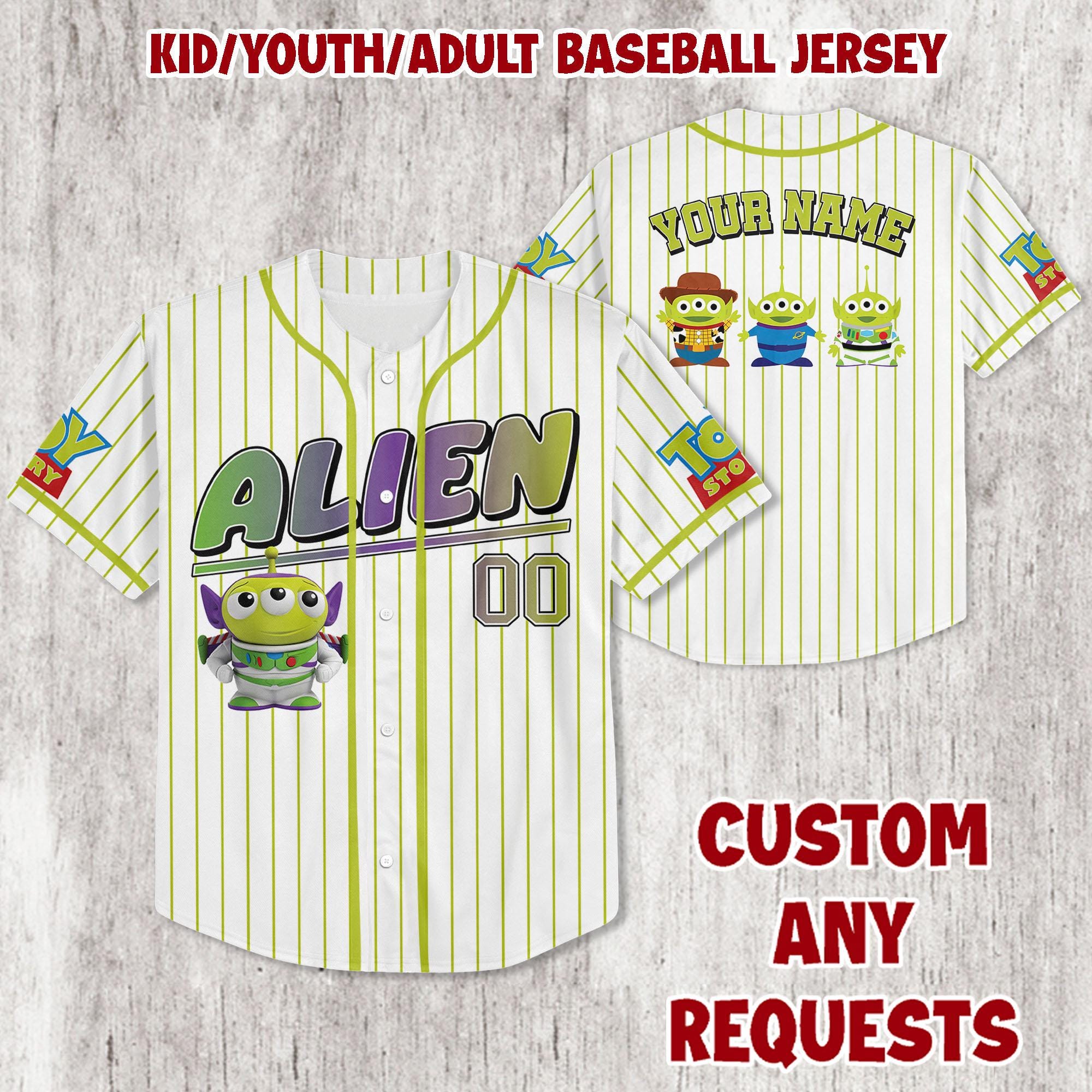Toy Story Aliens Baseball Jersey, Disney Team Outfit, Pixar Fan Gift - Etsy