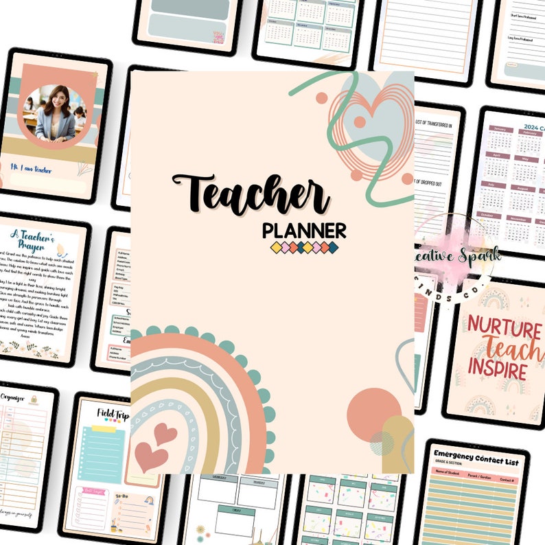 Teacher Planner 2024-2025 With Deped Calendar Custom Cover, Lesson ...