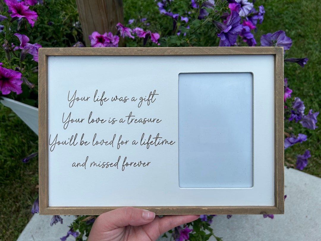 Work Memory Picture Frame In Memory Photo Frame - Etsy
