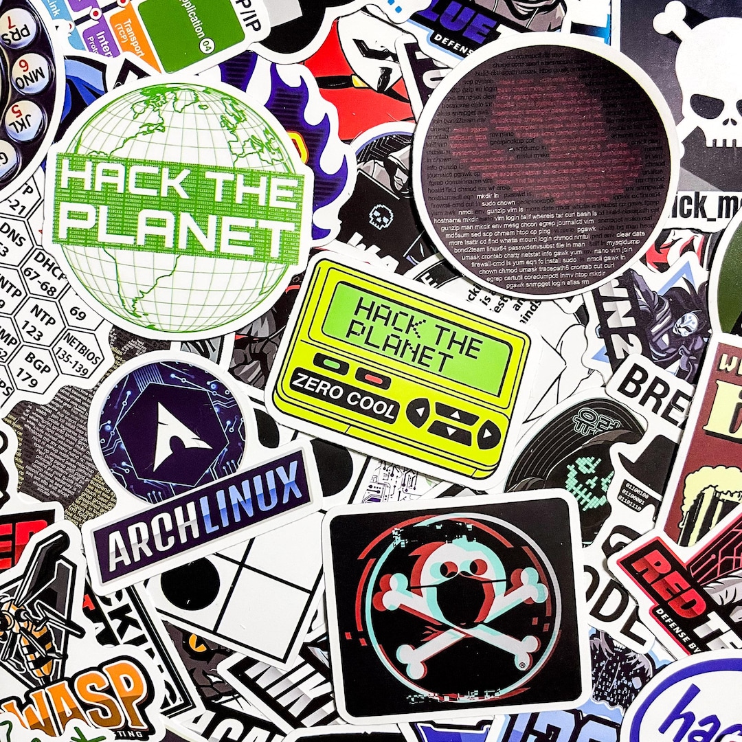 50PCS Hacker Terminal Quote Stickers, Cyberpunk Darknet Aesthetic ...