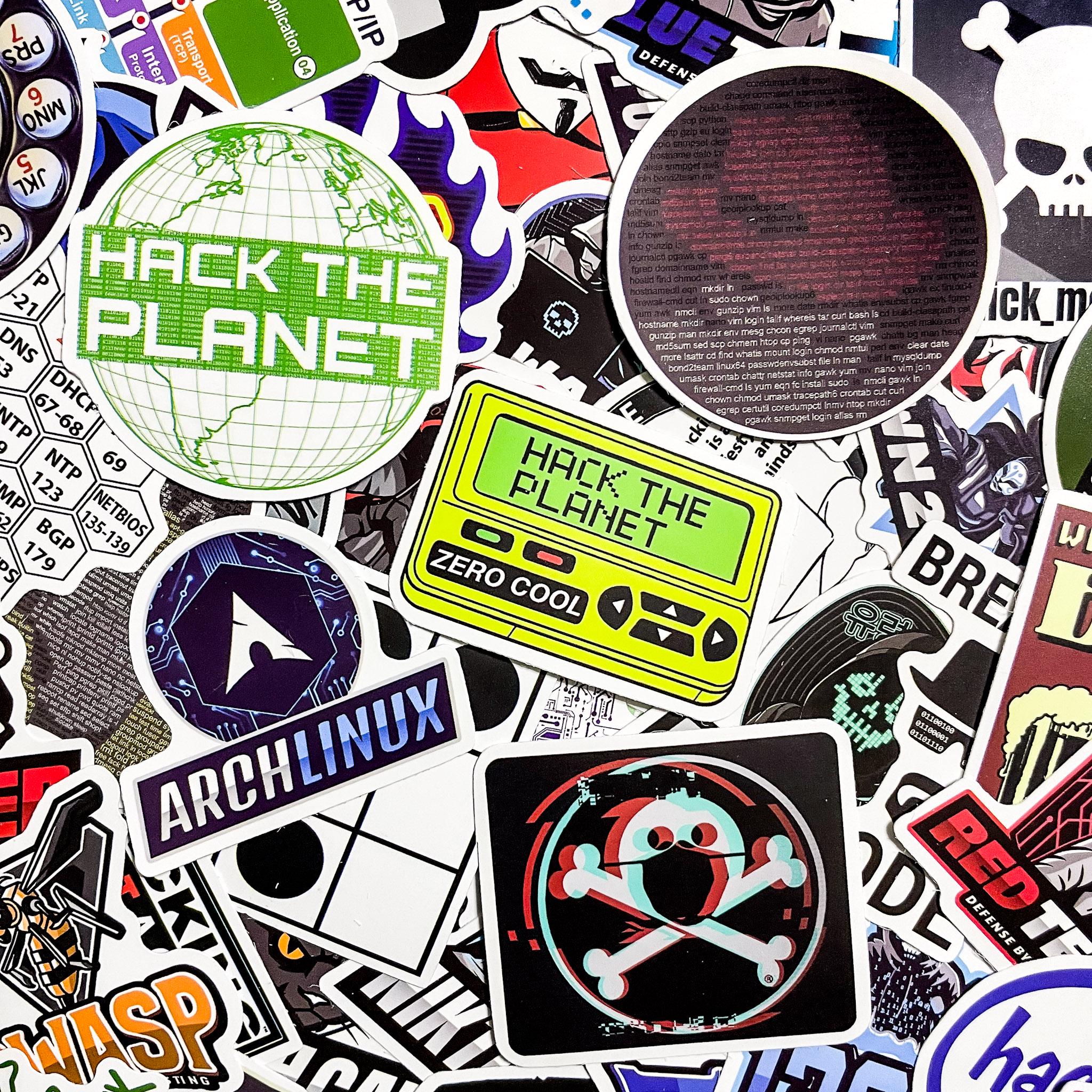 50PCS Hacker Terminal Quote Stickers, Cyberpunk Darknet Aesthetic ...