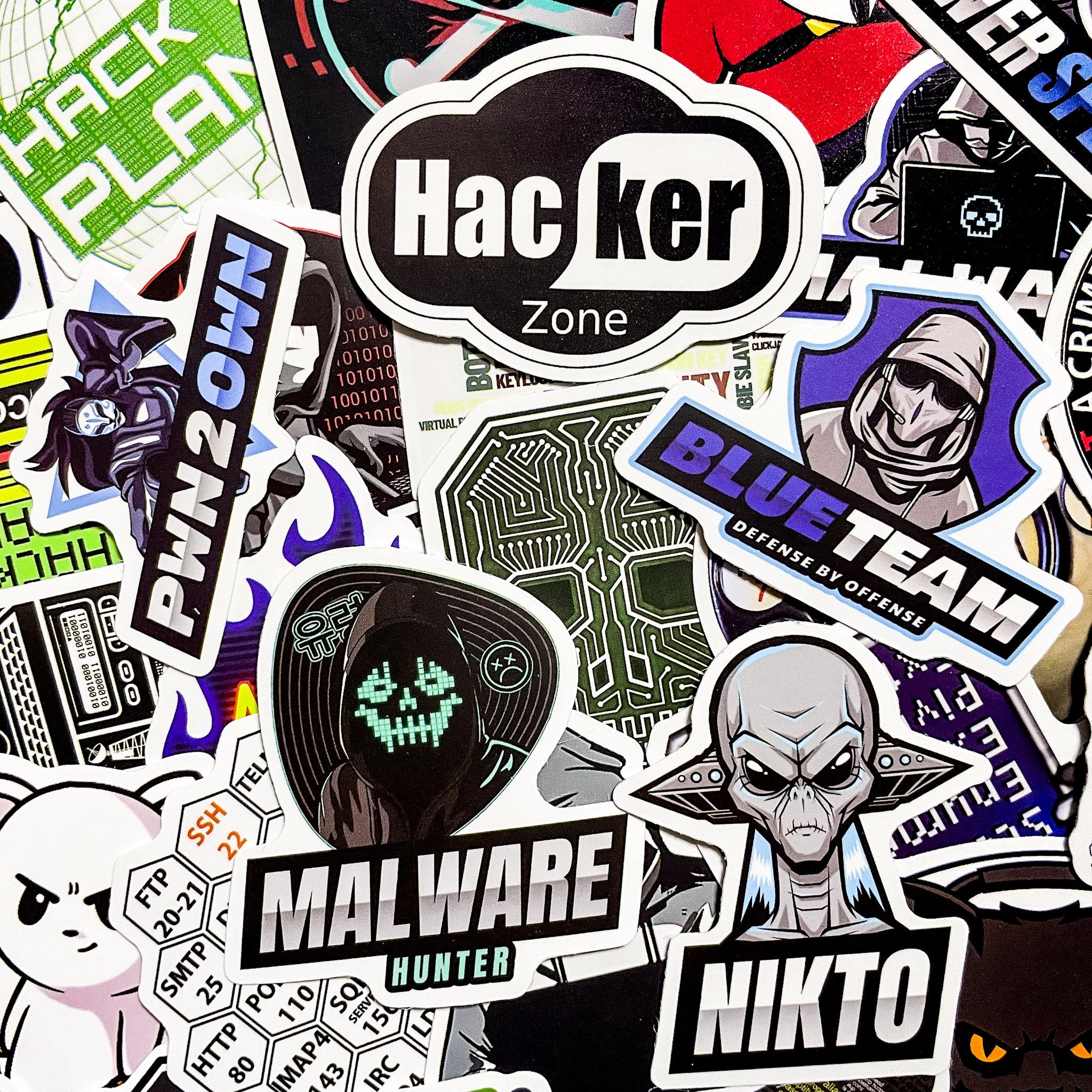 50PCS Hacker Terminal Quote Stickers, Cyberpunk Darknet Aesthetic ...