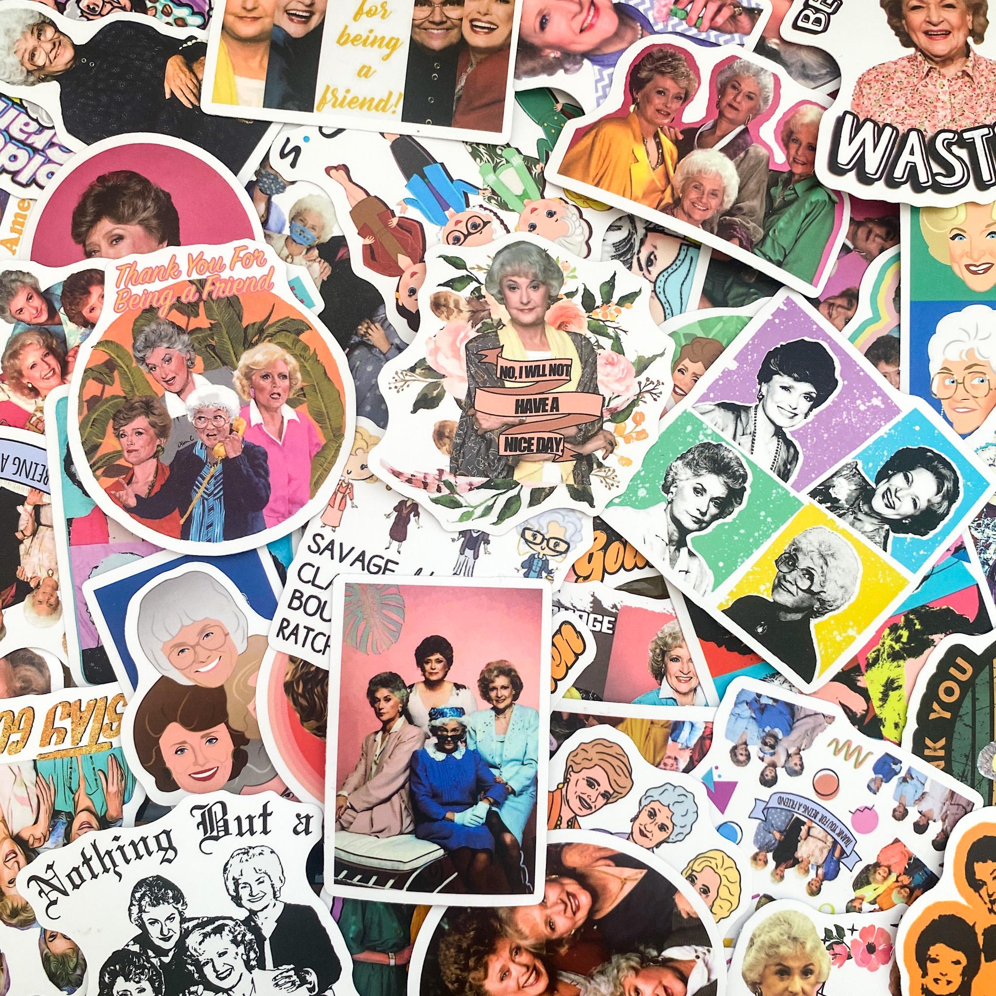 50PCS Nostalgic Women Power Stickers, Classic Humor Show Stickers ...