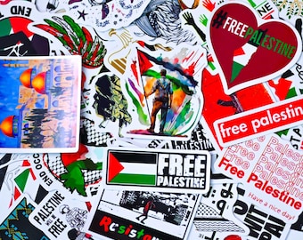 100 autocollants Palestine gratuits | Pack d'autocollants Palestine Support, Sticker fin d'occupation, Sticker Palestine pour ordinateur portable Kindle