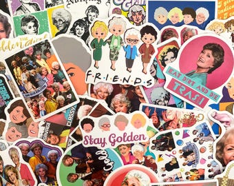 50 STKS nostalgische powerstickers voor vrouwen, stickers klassieke humorshow, stickers vrouwelijke vriendengroep, esthetische pictogramstickers voor koelkast, iPad