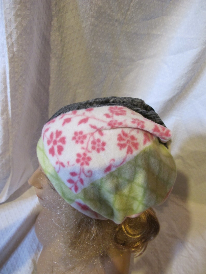 Unisex Slouchy Hat BlackPinkGreen Boho Stripe Fleece Slouchy Beanie Slouchy Beanie Unisex Slouchy Beanie SALE