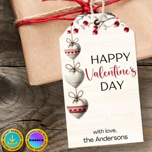 Editable Valentine Tag, Gift Tags Valentines Day, Coworker Valentines, Teacher Appreciation Tag, Valentine Gift Tags Printable Valentine Tag