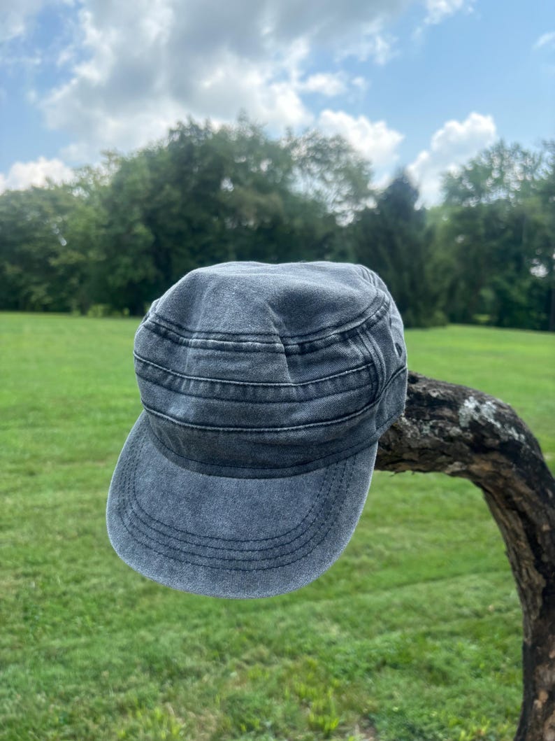 Customizable Adjustable Cadet Hats Add Patches, Rivets and Hat Pins ...