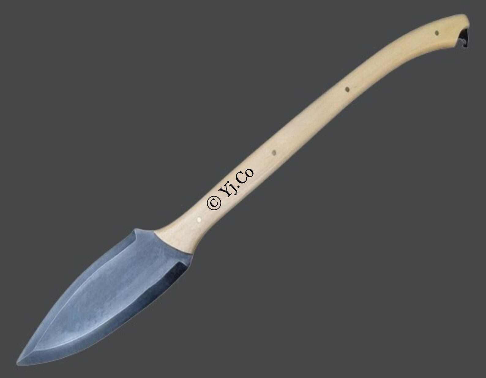 Hand High Carbon Steel Hellboy Prince Nuada Spear, Viking