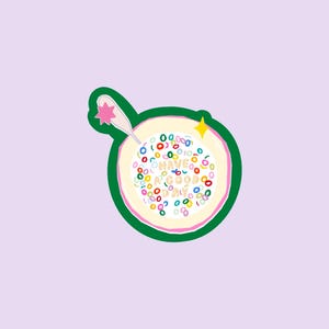 Sticker Have a good day - Stickers, autocollants de journal, scrapbooking, junk journal, bullet journal - vert