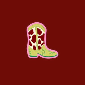 Sticker Botte de cowboy - Stickers, autocollants de journal, scrapbooking, junk journal, bullet journal