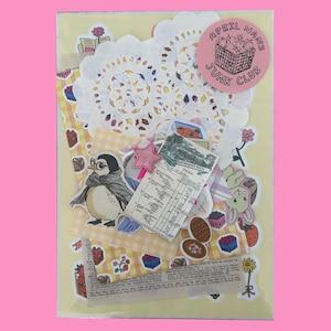 April Nany Junk Club - Stickers, autocollants de journal, scrapbooking, junk journal, bullet journal, personnalisation, carnet