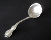 Vintage Towle French Provincial Sterling Silver Solid Gravy Ladle, 1940s