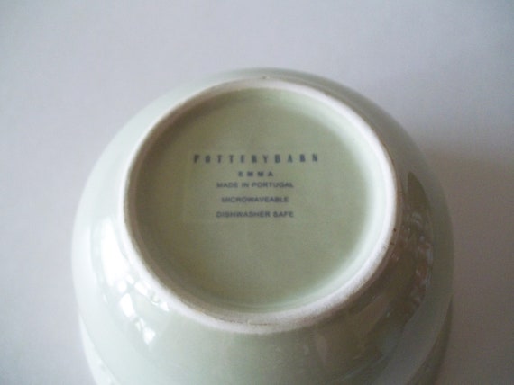 Vintage Pottery Barn Emma Celadon Coupe Cereal Bowl 6 Etsy Vintage Pottery Barn Emma Celadon Coupe Cereal Bowl 6 Etsy