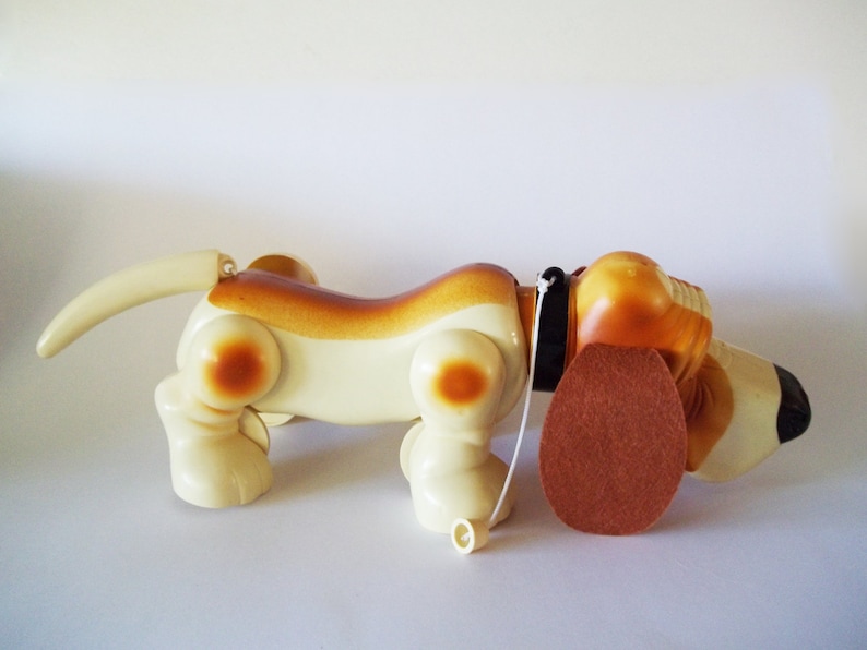 Gaylord The Walking Dog Pull Toy Ideal Children's Basset Etsy